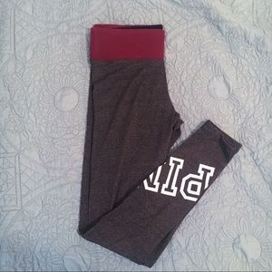 VS Pink Gray Leggings